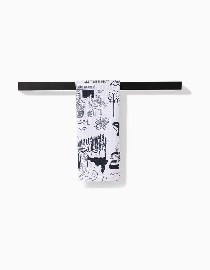 Geometry Seattle Kitchen Tea Towel