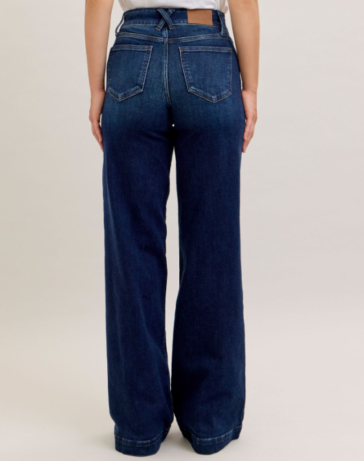 Judy Blue Dark Blue Trouser Denim Jeans Pants
