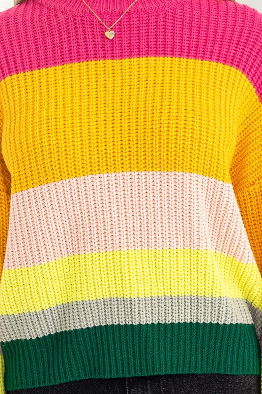 HYFVE Women's Rainbow Sweater