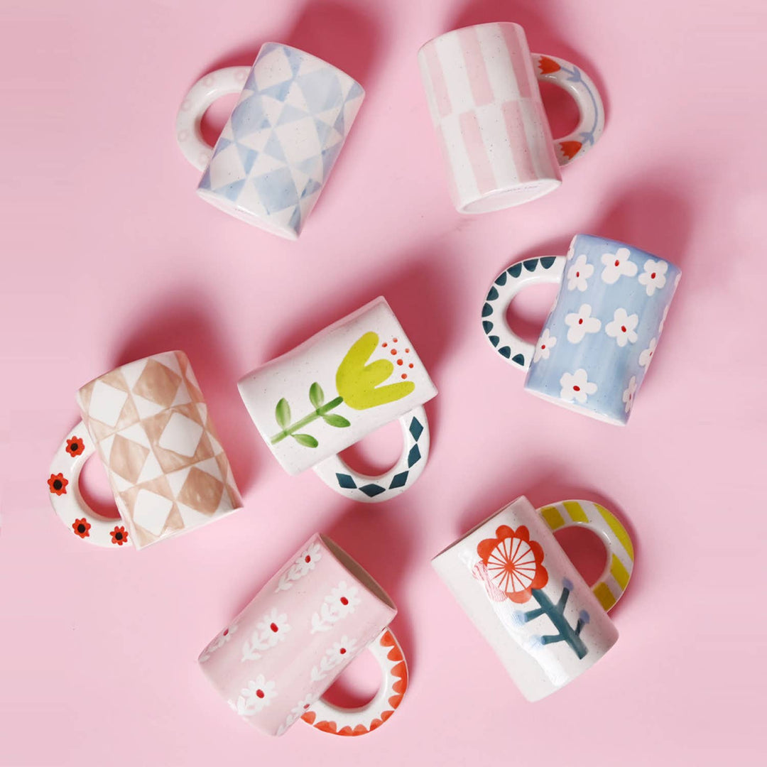 ChagoArt - Ceramic Coffee Mug-Handmade Coffee Cups-Tea Drinking Cups
