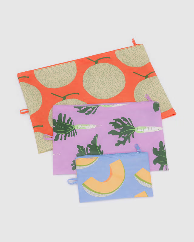 BAGGU- Go Pouch Set- Japanese Produce