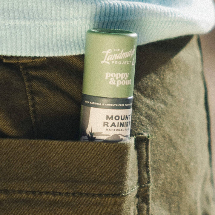 Poppy & Pout - The Landmark Project, Lip Balm, Mount Rainier Blackberry Basin