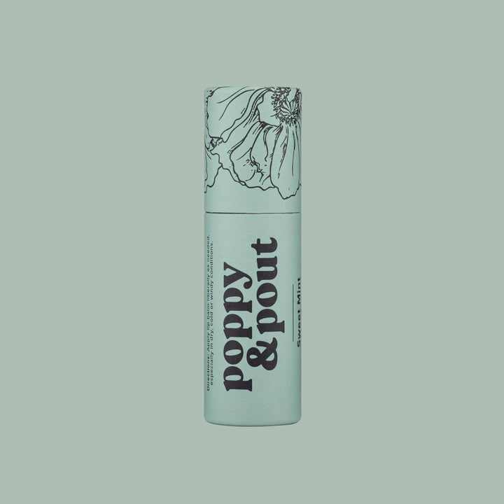 Poppy & Pout Lip Balm- Sweet Mint
