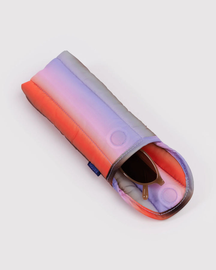 BAGGU- Puffy Sleeve Glasses Case Gradient Lilac