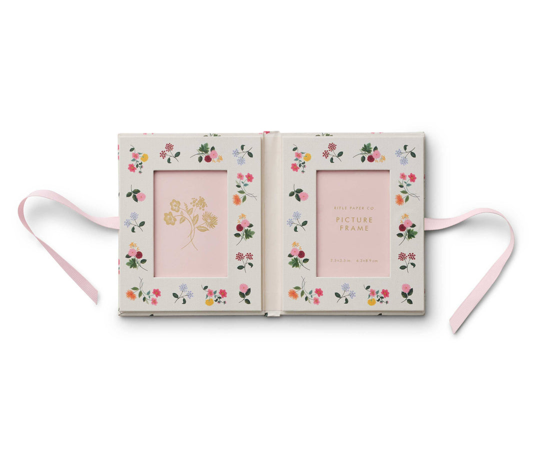 Rifle Paper Co. - Ditsy Dahlia Folio Paper Wrapped Picture Frame