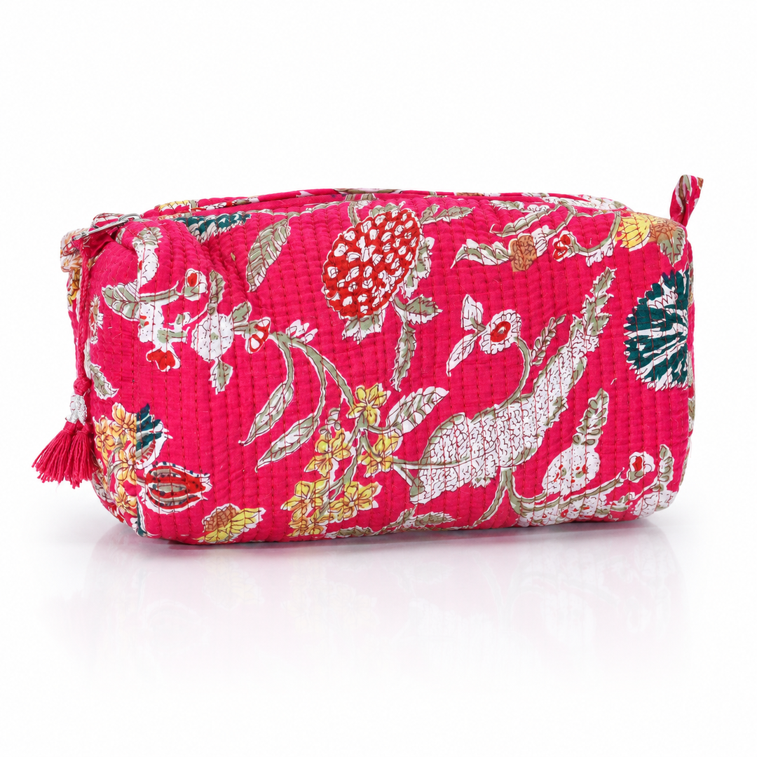 BNB Crafts Inc. - Cotton Block Print Pouch Set- 2 in a Set