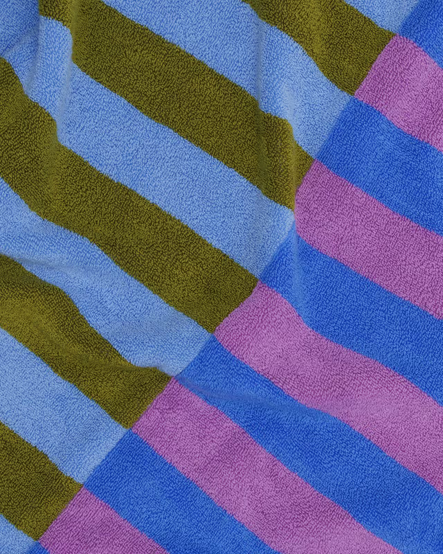 Baggu- Bath Towel Cabana Striped