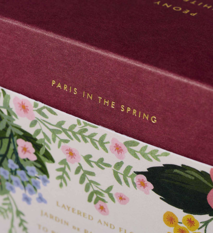 Rifle Paper Co. - Dahlia Jardin de Paris 9 oz Glass Candle