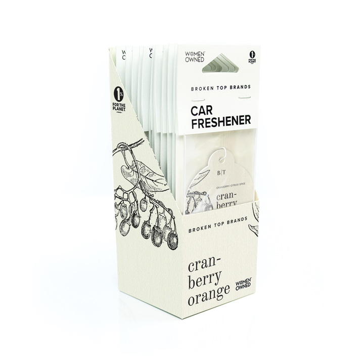 Broken Top Brands - Cranberry Orange Holiday Car Fresheners