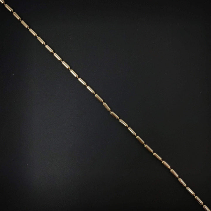 Aim Eternal - 18K Gold Plated Bead Necklace Chain - Esme and Elodie