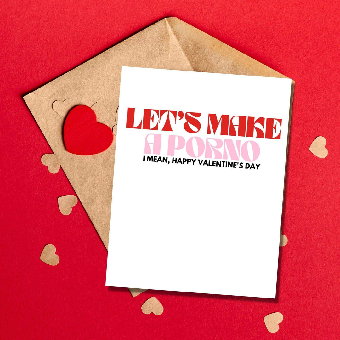 As Told By Ellie - Let's Make a Porno I Mean, Happy Valentine's Day Card - Esme and Elodie