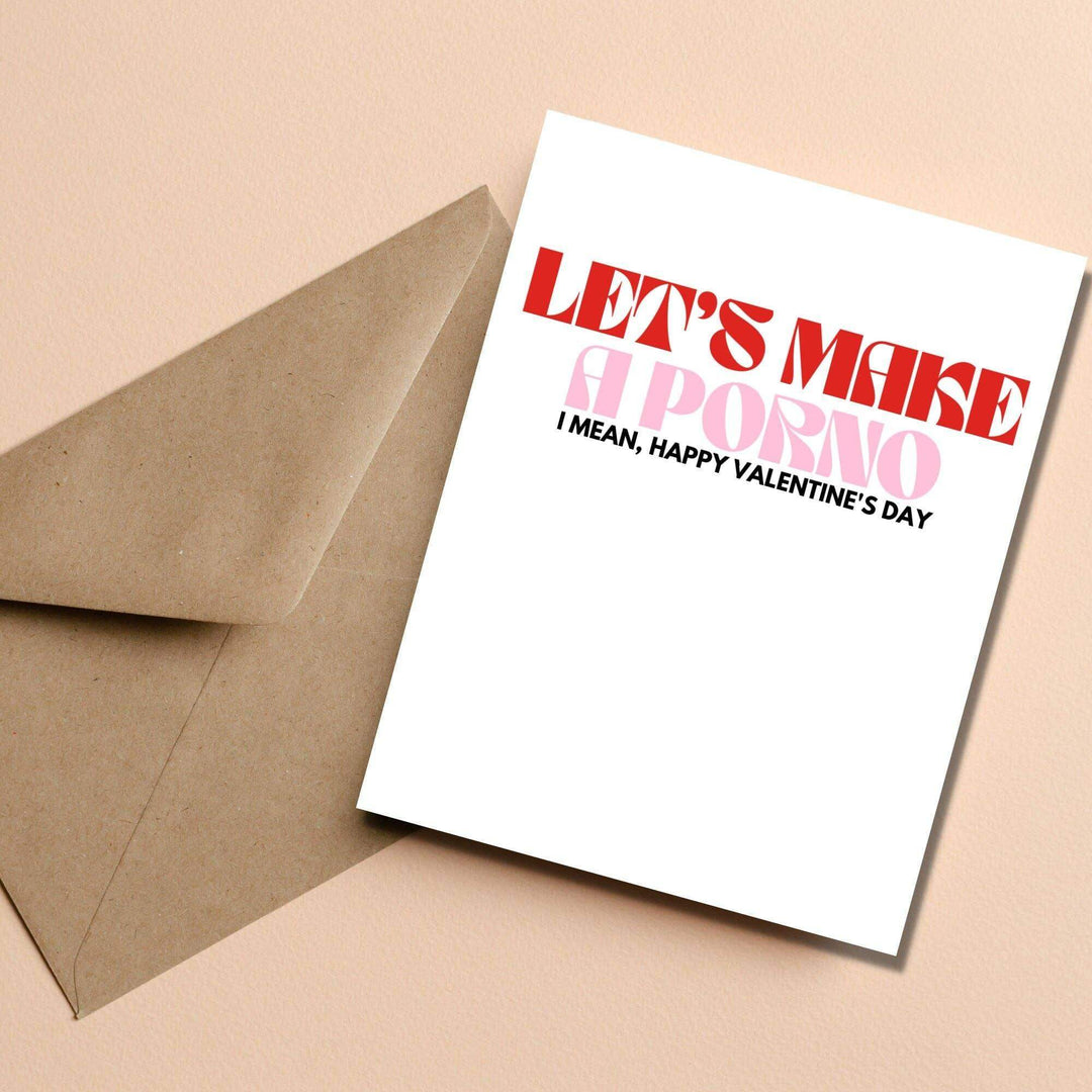 As Told By Ellie - Let's Make a Porno I Mean, Happy Valentine's Day Card - Esme and Elodie