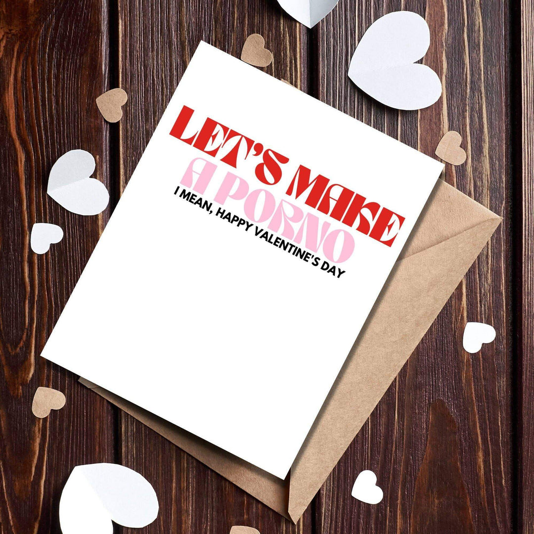 As Told By Ellie - Let's Make a Porno I Mean, Happy Valentine's Day Card - Esme and Elodie