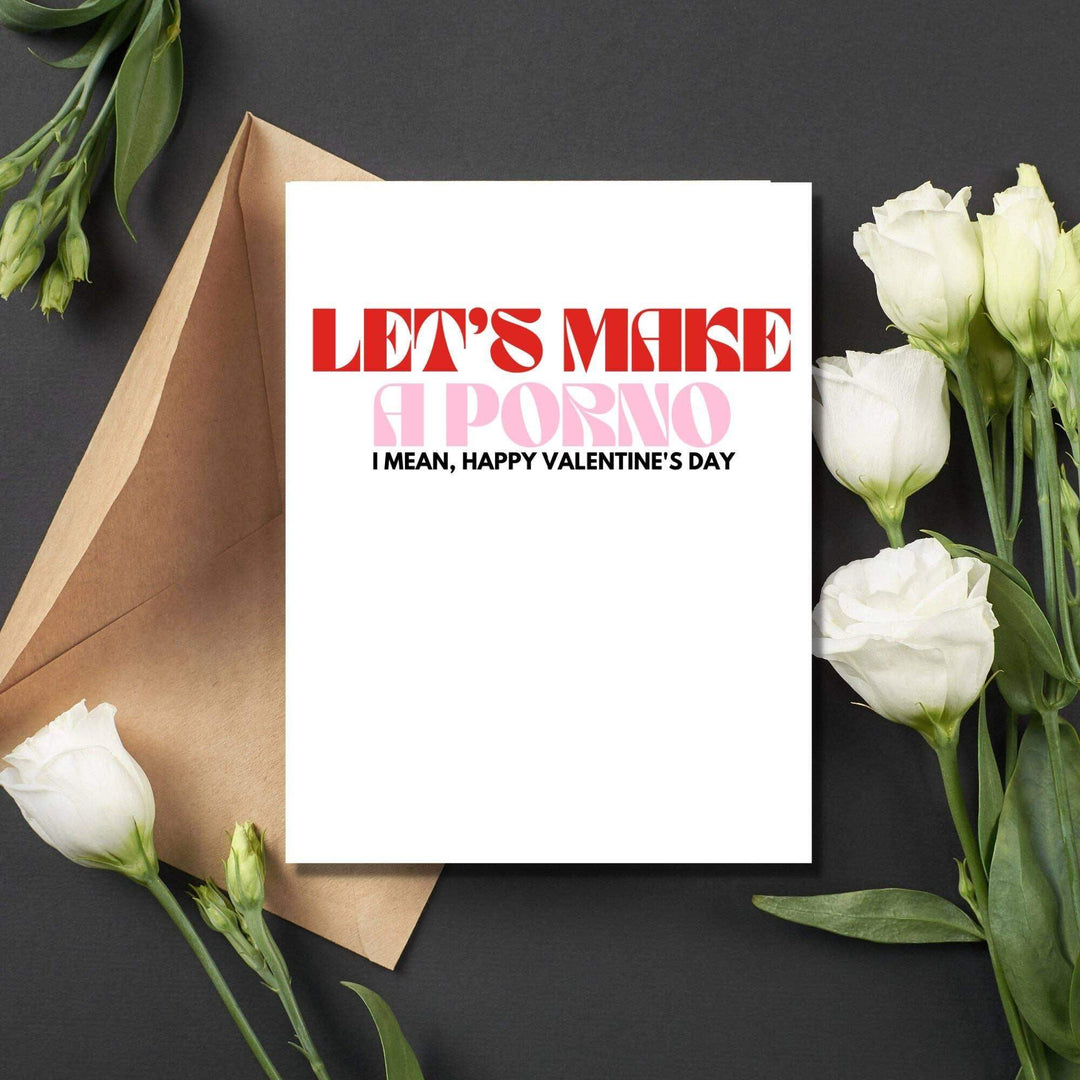 As Told By Ellie - Let's Make a Porno I Mean, Happy Valentine's Day Card - Esme and Elodie