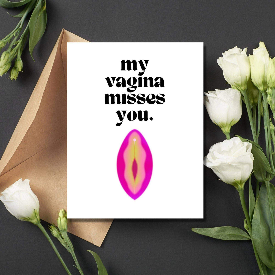 As Told By Ellie - My Vagina Misses You Card - Esme and Elodie