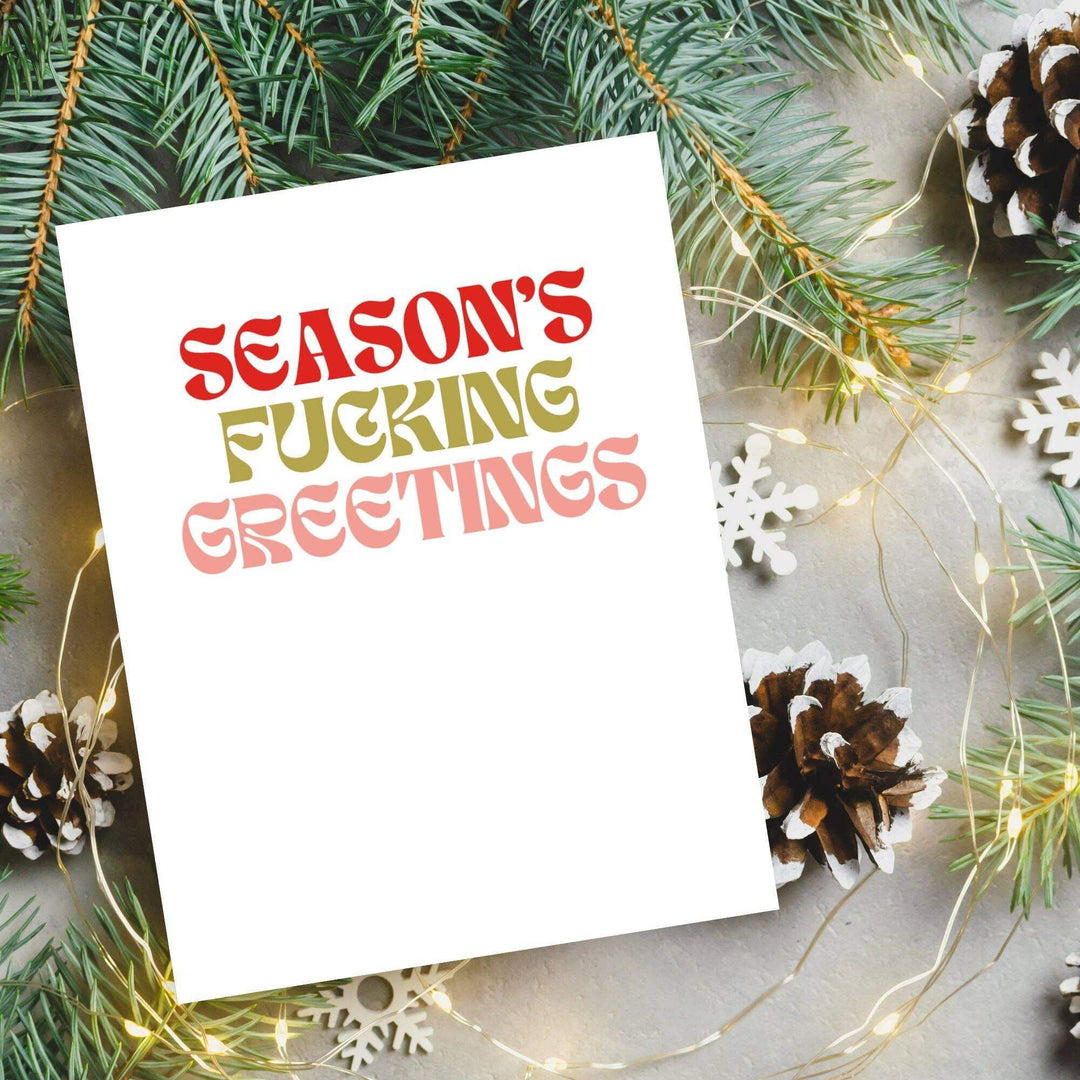 As Told By Ellie - Season's Fucking Greetings Card - Esme and Elodie