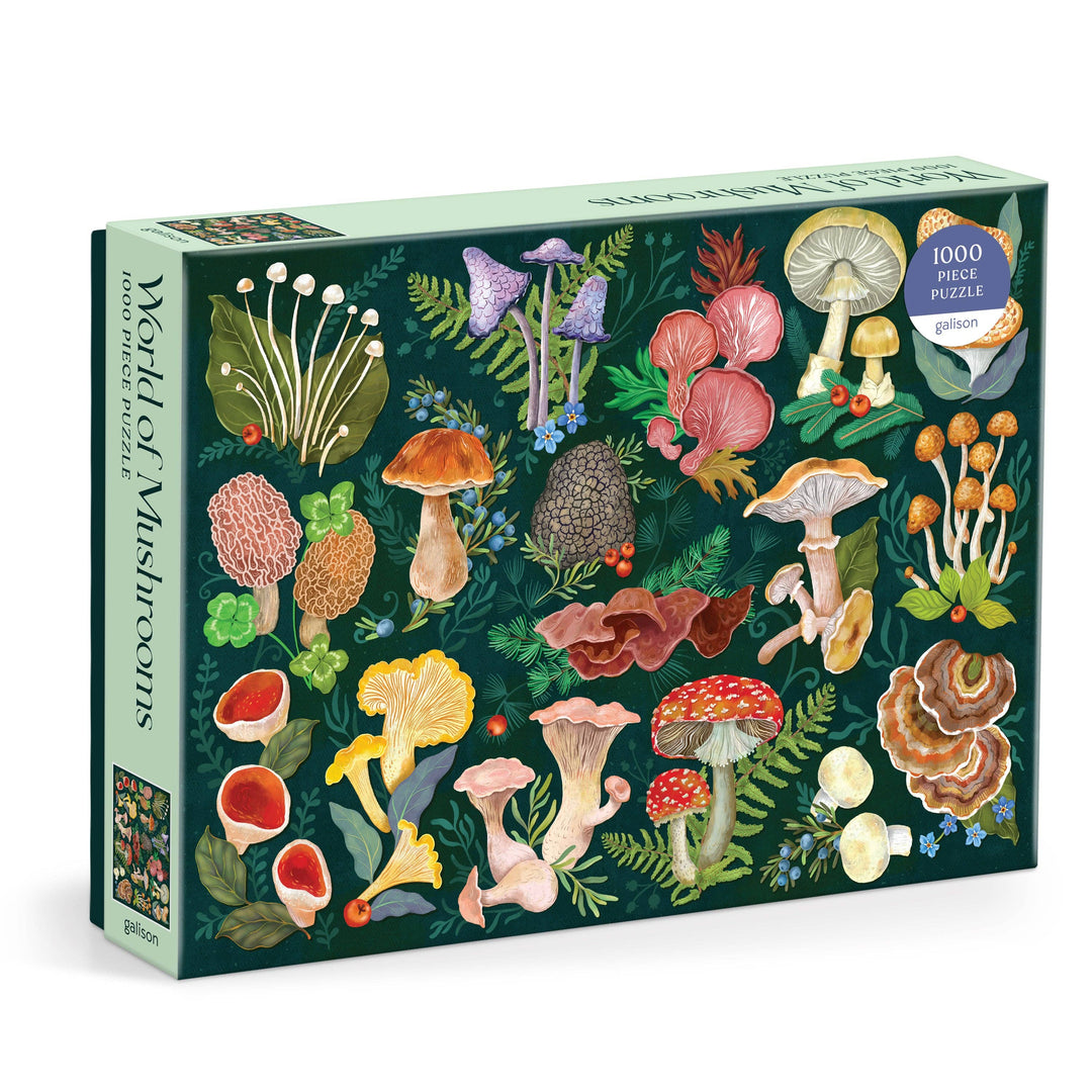 Chronicle Books - World of Mushrooms 1000 Piece Puzzle by Galison