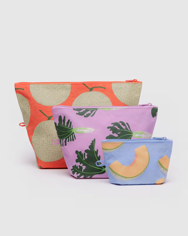 BAGGU- Go Pouch Set- Japanese Produce