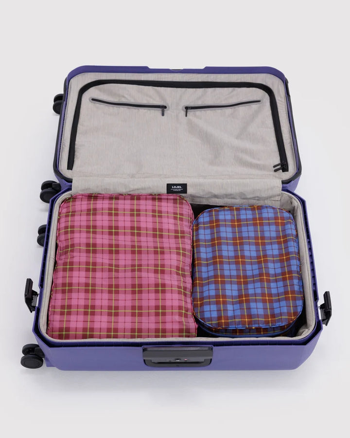 BAGGU - Large Packing Cube Set - Check Mix