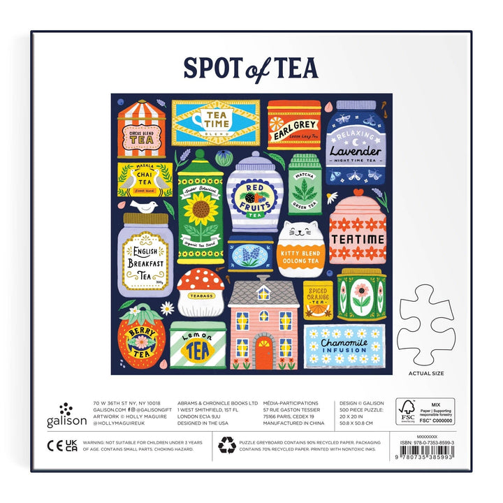 Chronicle Books - Spot of Tea 500 Piece Puzzle
