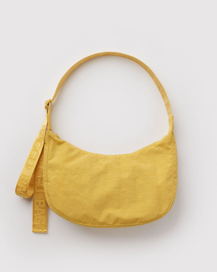 Baggu- Nylon Medium Crescent Bag in sunflower