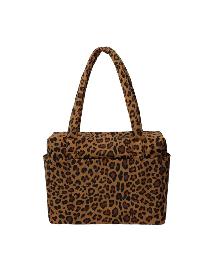 BAGGU Leopard Nylon Small Cloud Carry-On