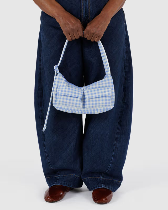 BAGGU- Cargo Shoulder Bag Cottage Core Gingham
