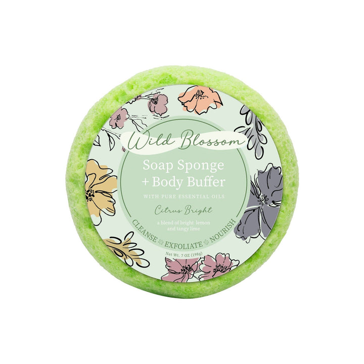 Cait + Co - Wild Blossom Soap Infused Body Buffer-Citrus Bright