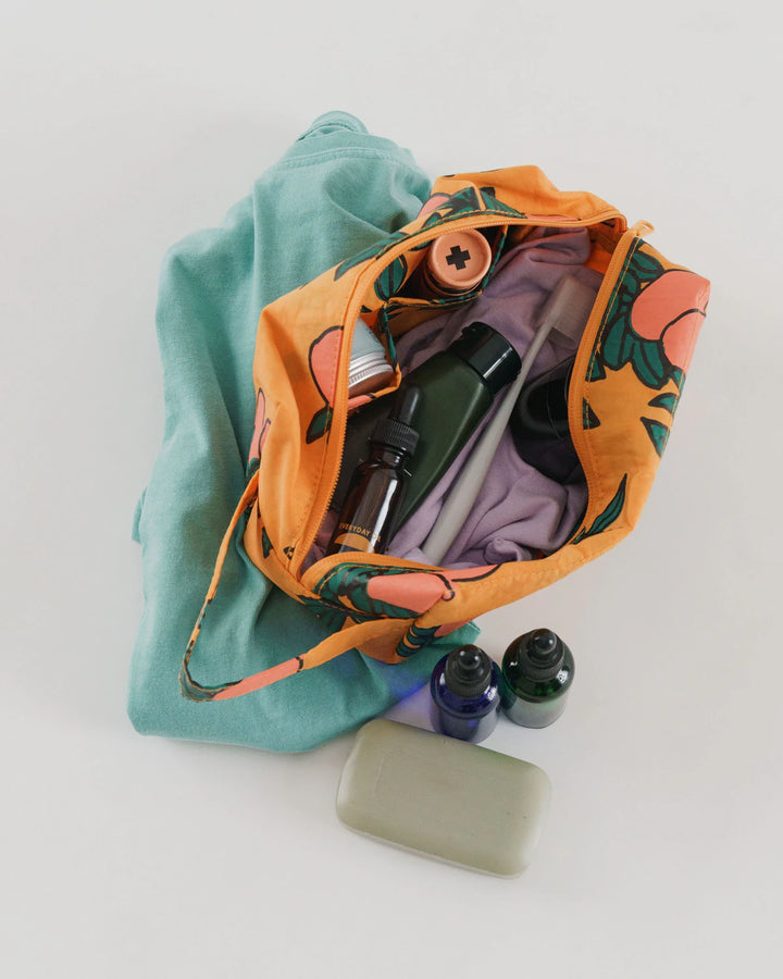 BAGGU- Dopp Kit Nylon Toiletry Bag in Orange Tree