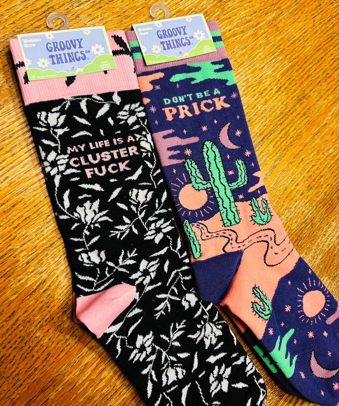 My Life is a Cluster Fuck Womens Crew Socks