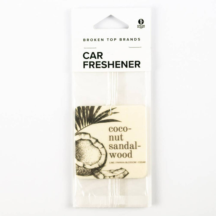 Broken Top Brands - Coconut Sandalwood Car Fresheners - Esme and Elodie