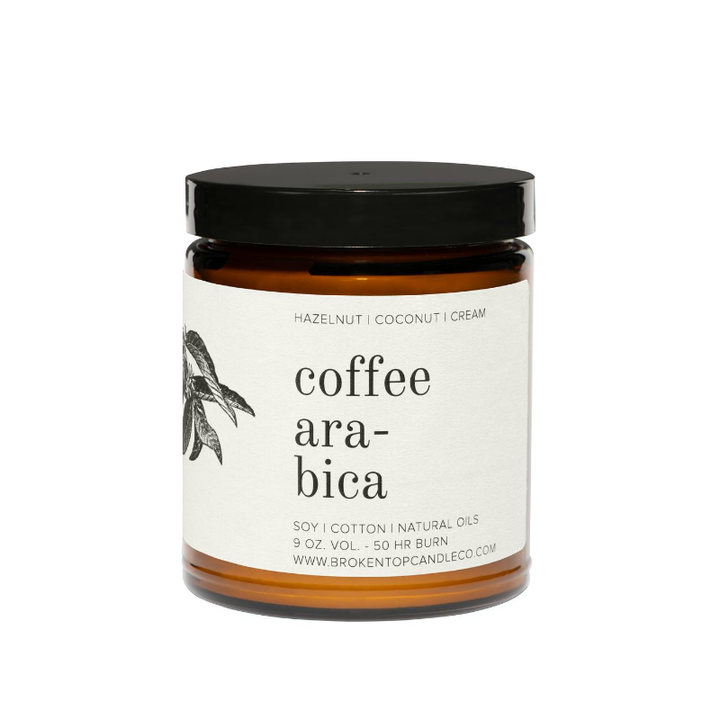 Broken Top Brands - Coffee Arabica Natural Soy Candle 9 oz - Esme and Elodie