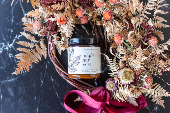 Broken Top Brands - Maple Harvest Natural Soy Candle 9 oz - Esme and Elodie