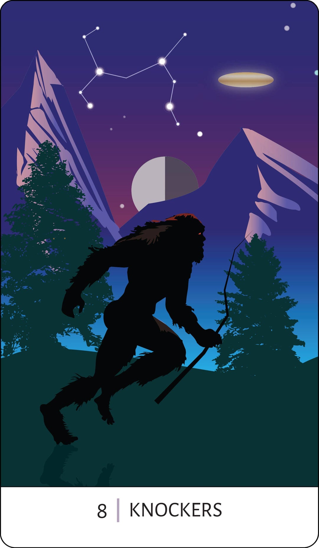 Tarot of the Unexplained: 78 Cards & 96 pgs.Cryptids, Ghosts