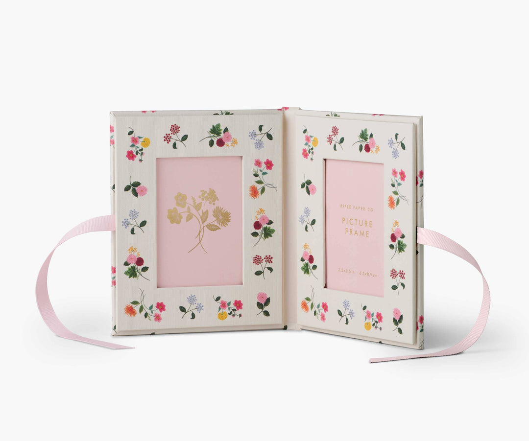 Rifle Paper Co. - Ditsy Dahlia Folio Paper Wrapped Picture Frame