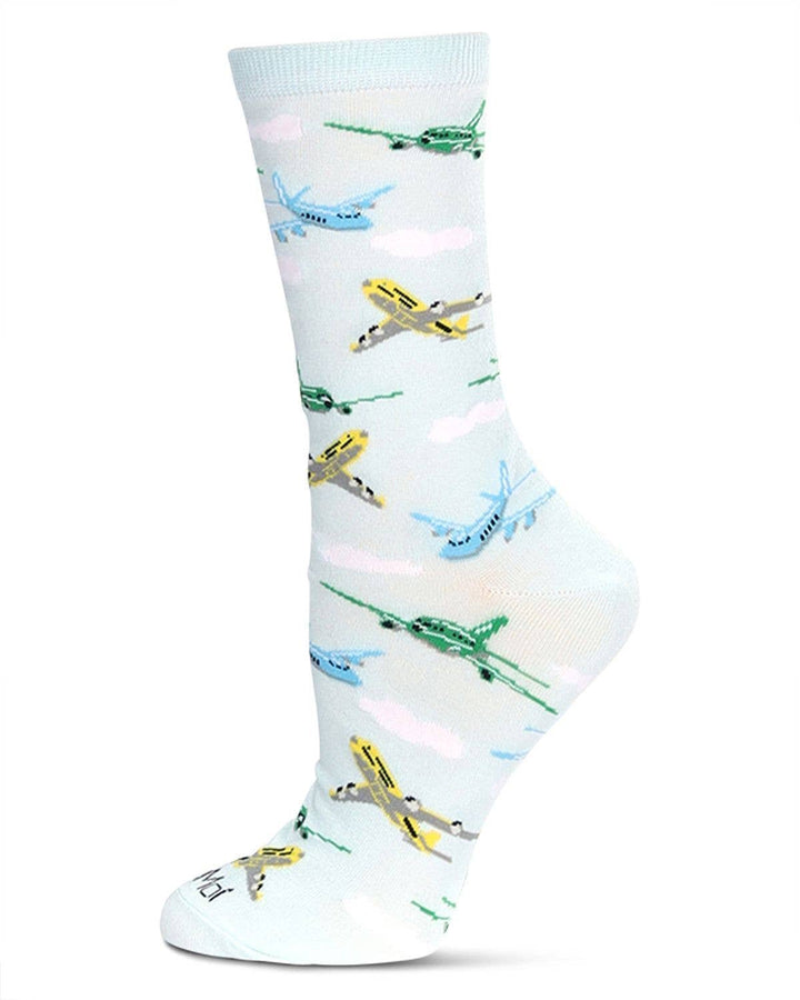 Infinity Classics International Inc. - Airplanes Bamboo Crew: Light Blue / 9-11