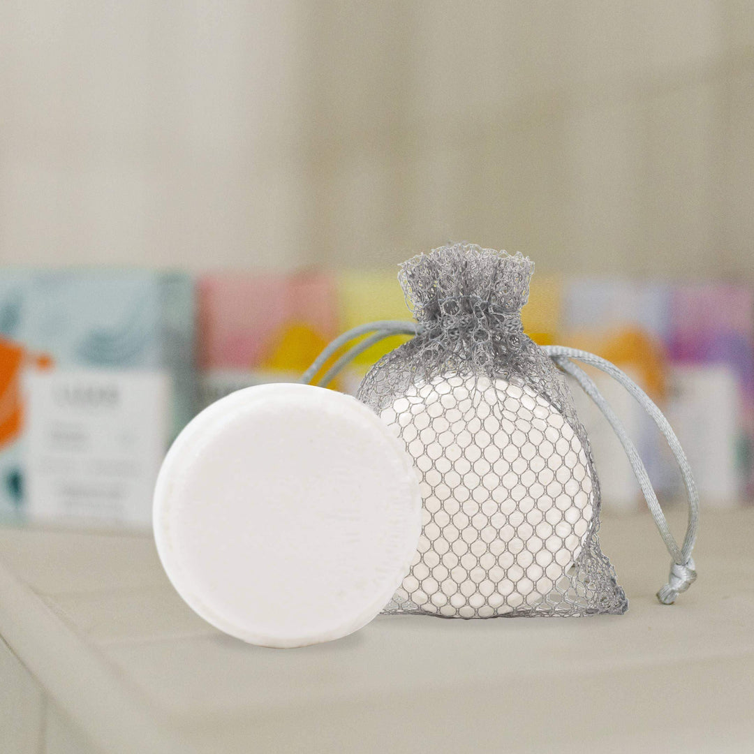 Cait + Co - Luxe Lavender + Oat Shower Steamer Fizzy Bomb - Esme and Elodie