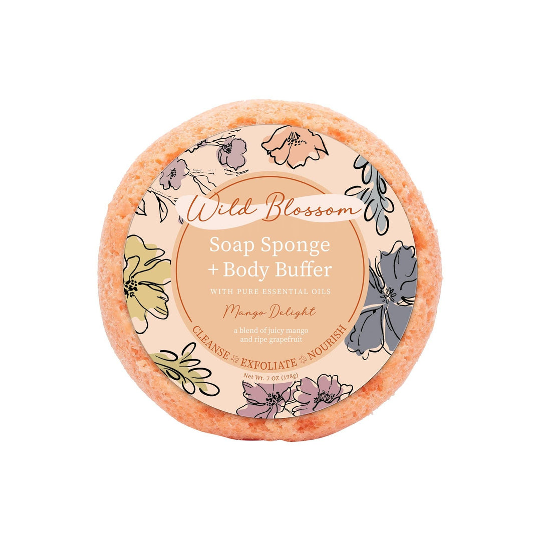 Cait + Co - Wild Blossom Soap Infused Body Buffer-Mango Delight - Esme and Elodie