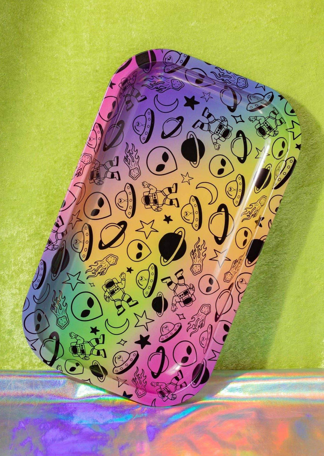 Canna Style Space Doodle Rolling Tray - Esme and Elodie