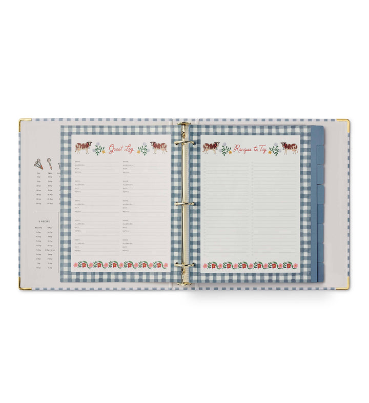Rifle Paper Co. - Home Sweet Home Recipe Binder