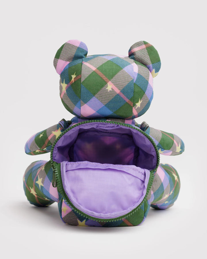 Baggu Plaid Bear Bag