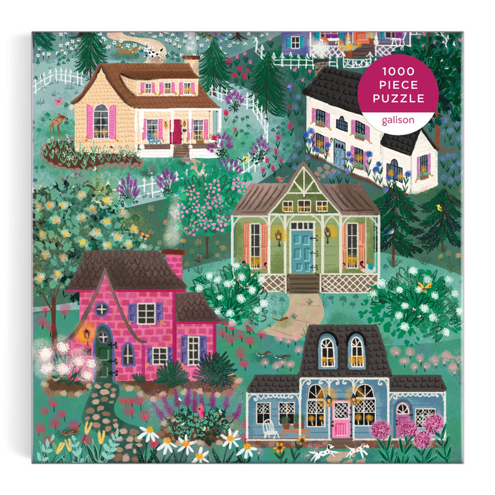 Chronicle Books - Joy Laforme The Cottage Hills 1000 Piece Puzzle in a Square Box