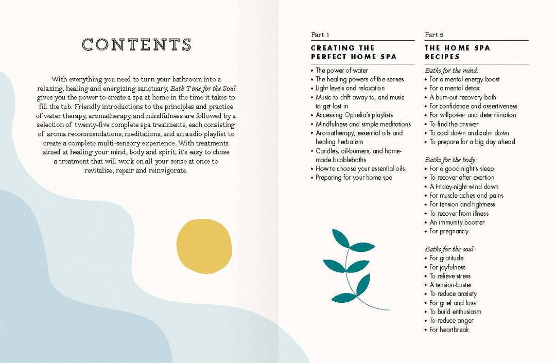 The Art of Bathing - Adult Wellness Book