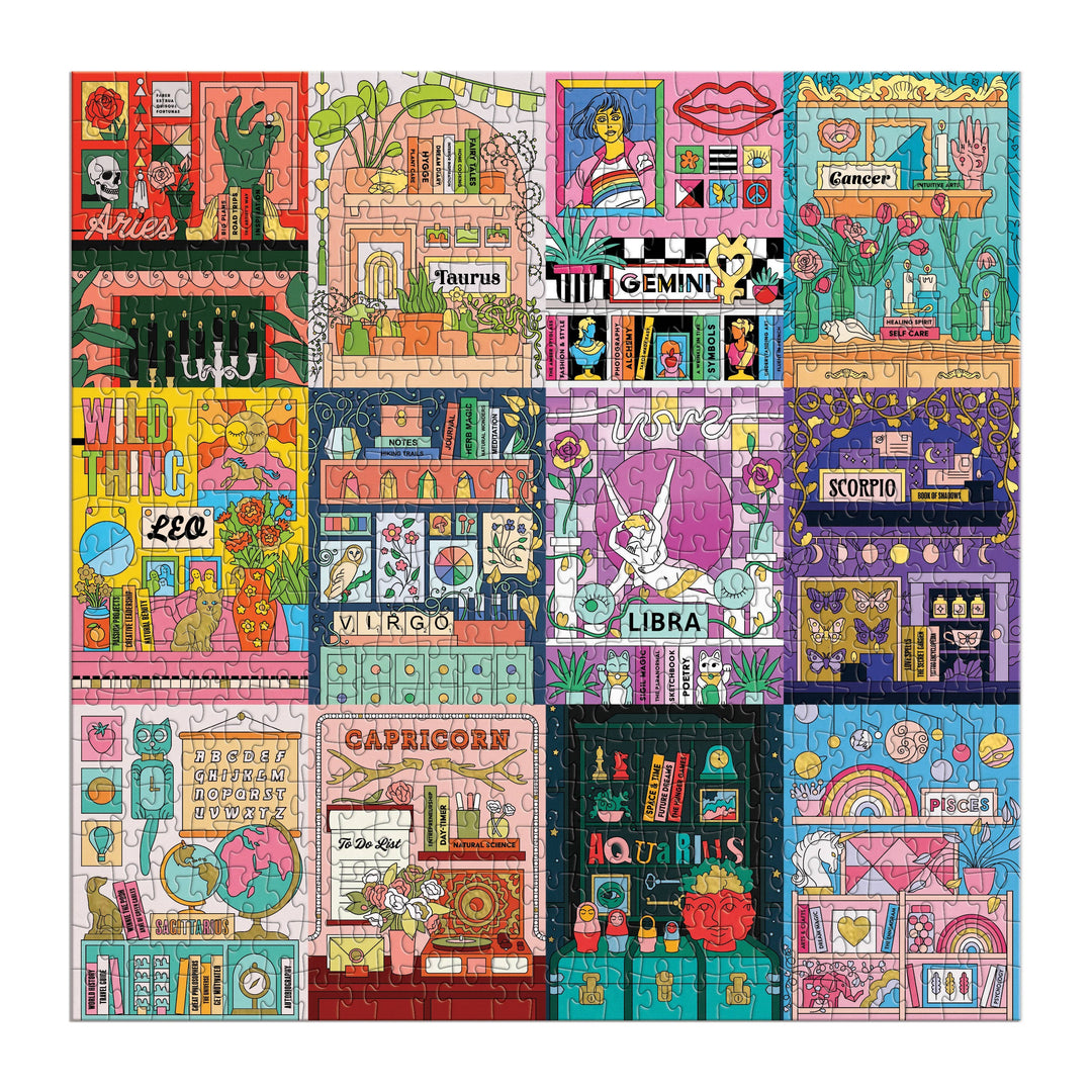 Chronicle Books - House of Astrology 500 Piece Foil Puzzle - Esme and Elodie