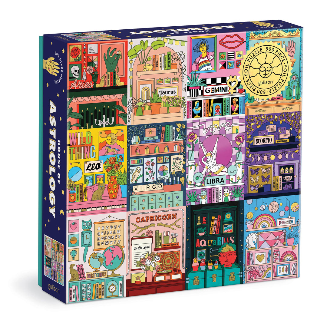 Chronicle Books - House of Astrology 500 Piece Foil Puzzle - Esme and Elodie