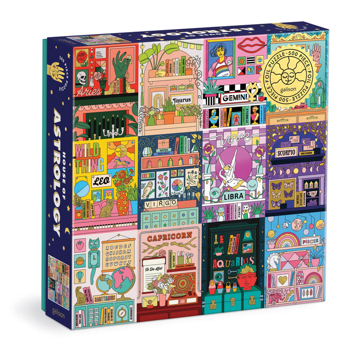 Chronicle Books - House of Astrology 500 Piece Foil Puzzle - Esme and Elodie