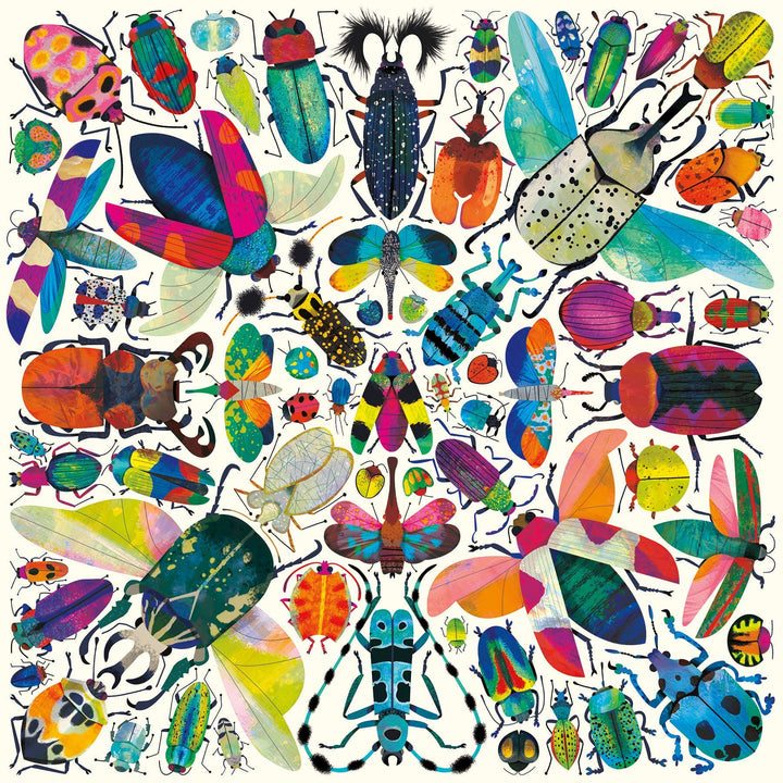 Chronicle Books - Kaleido-Beetles 500 Piece Family Puzzle - Esme and Elodie