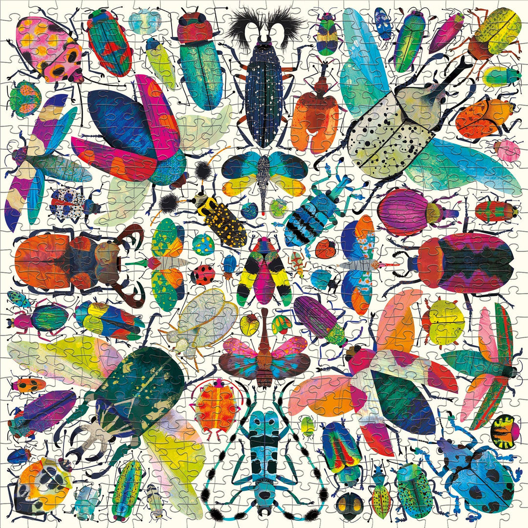 Chronicle Books - Kaleido-Beetles 500 Piece Family Puzzle - Esme and Elodie