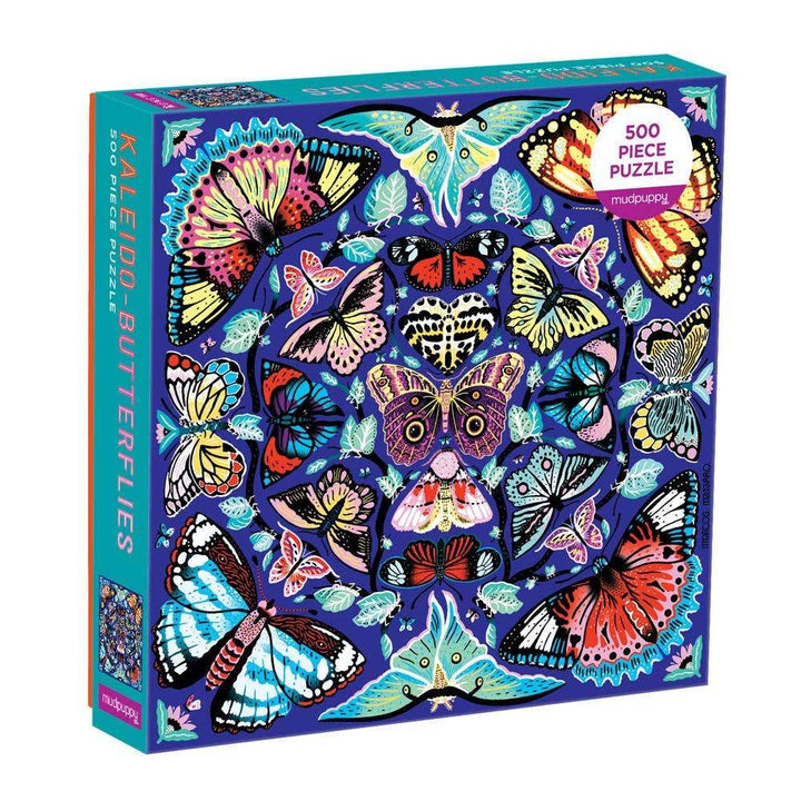 Chronicle Books - Kaleido-Butterflies 500 Piece Family Puzzle - Esme and Elodie