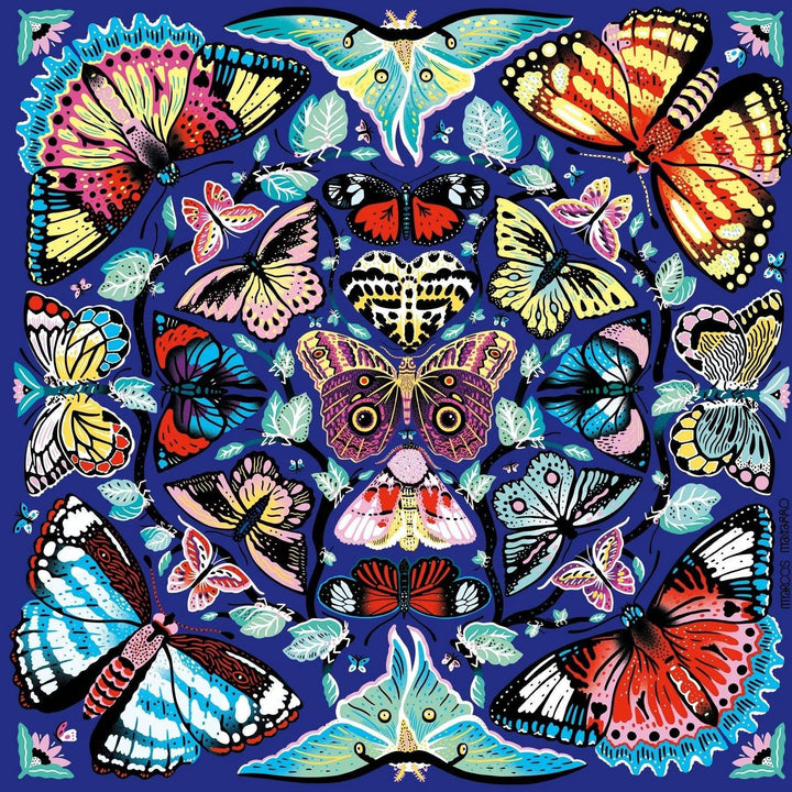 Chronicle Books - Kaleido-Butterflies 500 Piece Family Puzzle - Esme and Elodie